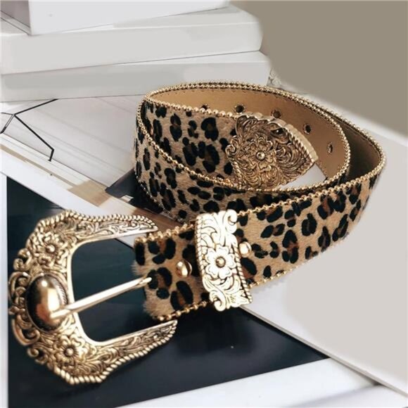 Waist Belt - Leopard Print - Picture 5 of 8